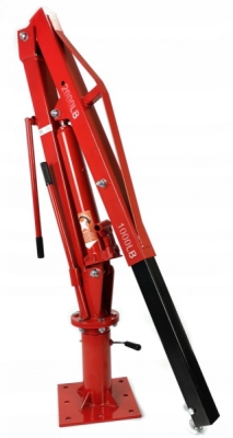 Dílenský jeřáb, hydraulický, otočný, skládací, nosnost 1t