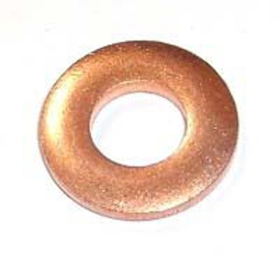Těsnění pod vstřikovače diesel common rail, měděné, různé rozměry, Velikost: 7.1x15x1.56 mm