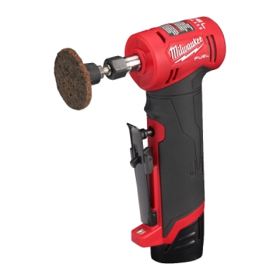 Aku pravoúhlá vřetenová bruska 12 V, 2x baterie 2 a 4 Ah - Milwaukee M12 FDGA-422B FUEL