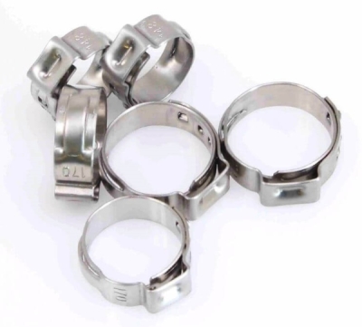 Hadicové spony, průměr 5,8 - 21,0 mm, nerez, sada 170 ks - ASTA