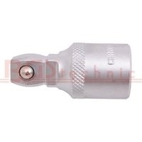Prodloužení 1/2" výkyvná (délky 5-50 cm) - BGS, Délka: 12 mm