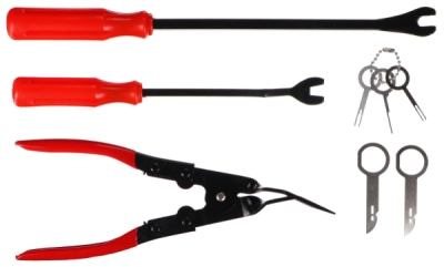 Sada k demontáži čalounění a interiéru MECHANIC TRIM SET, 19 ks - SIXTOL