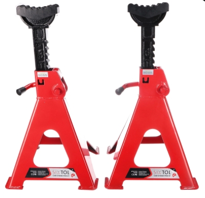 Podkládací stojánky - podpěra pod auto 6 t, MECHANIC CAR STAND PRO, 2 ks - SIXTOL