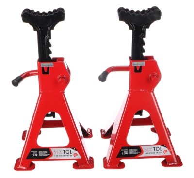 Podkládací stojánky - podpěra pod auto 2 t, MECHANIC CAR STAND PRO, 2 ks - SIXTOL