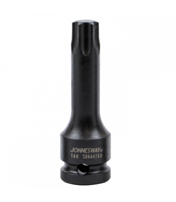 Zástrčné hlavice TORX 1/2", úderové, prodloužené 78 mm, různé velikosti - JONNESWAY, Velikost: T30