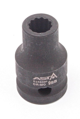 Hlavice nástrčné úderové 1/2", 12hranné, různé rozměry - ASTA, Velikost: 18 mm