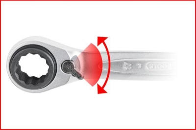 Obojstranný račňový očkový kľúč KS TOOLS 503.4565