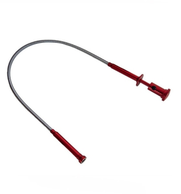 Magnetický vytahovák s LED osvětlením a háčky, délka 62 cm, ohebný - VT01546B