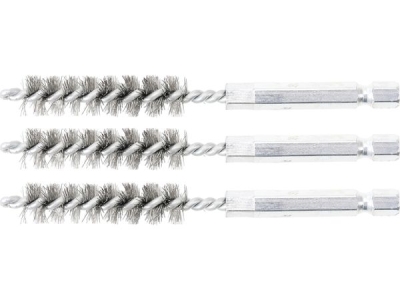 Sady kartáčů na vrtačku, různé průměry, ocelové, 3 ks - BGS technic, Velikost: 12 mm