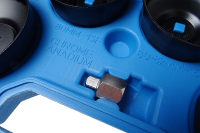 Klíče na olejové filtry, sada 15 kusů - QUATROS QS60037