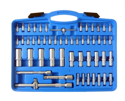 Gola sada s nářadím 1/4", 3/8" a 1/2", 171 dílů - QUATROS QS50171