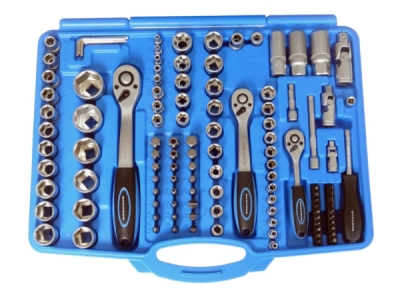 Gola sada s nářadím 1/4", 3/8" a 1/2", 171 dílů - QUATROS QS50171