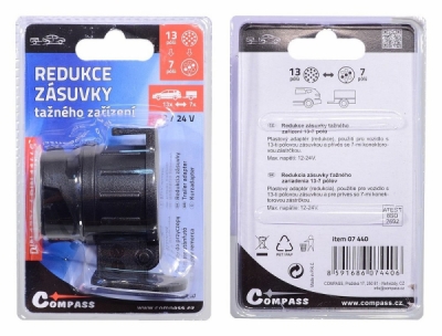 Redukce zásuvky TZ 13-7 COMPASS 07440