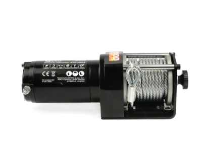 Elektrický lanový naviják 900 W/12 V, max zatížení 1,36 t, pro čtyřkolky - GEKO