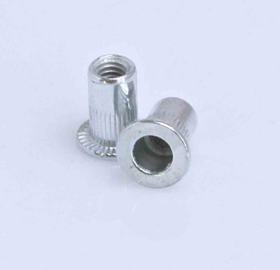 Maticové nýty - nýtovací matice s plochou hlavou, ocel, různé rozměry, balení 50 ks - ASTA, Velikost: M4x11 mm
