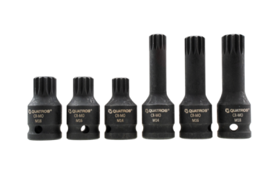 Rázové hlavice 1/2" XZN M14-M18 pro VW - QUATROS QS50385