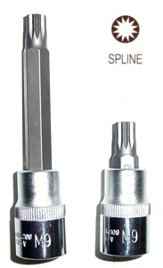 Zástrčná hlavice XZN (Spline), 1/2", velikost M10, délka 100 mm - JONNESWAY S64H4210, Velikost: M12