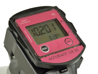 Čerpací pistole pro plnění oleje, LCD displej, 75 l/min