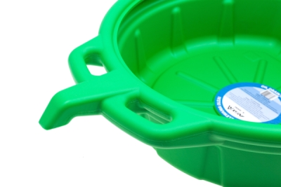 Záchytná vana na vypouštění oleje a kapalin 16 l, plastová s výlevkou, zelená - ASTA