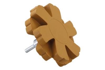 Kotouč lamelový gumový Wave, pro odstranění fólie, průměr 88 mm, stopka 6 mm - BGS 6654