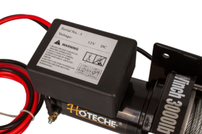 Elektrický lanový naviják 1000 W/12 V, max. zatížení 1361 kg - HOTECHE
