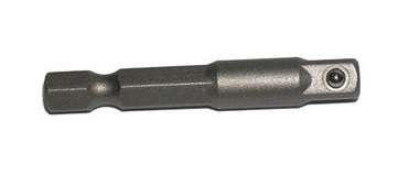 Prodloužení - adaptéry pro hlavice, 6hran 1/4" x 4hran 1/4", různé délky - JONNESWAY, Délka: 50 mm