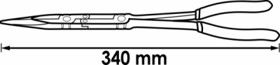 Úzké ploché kleště VIGOR V2783