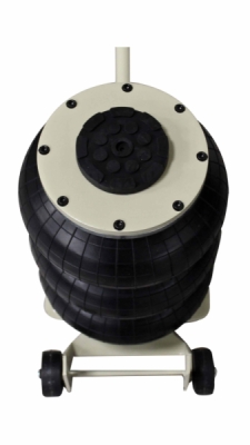 Pneumatický měchový zvedák "Sněhulák", pojízdný, nosnost 5t, 150-400 mm - SATRA