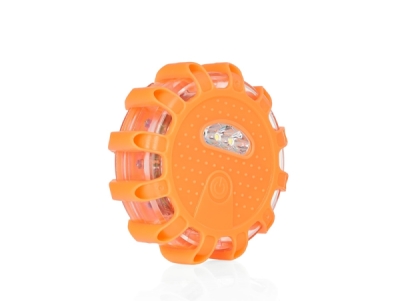 Výstražné světlo LED, magnetické, 9 funkcí, na AAA baterie