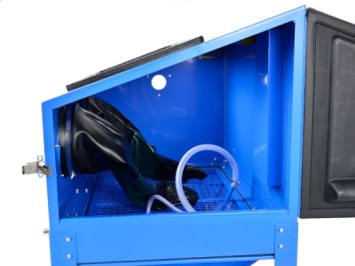Pískovací box, pískovačka, objem 220 litrů, s příslušenstvím