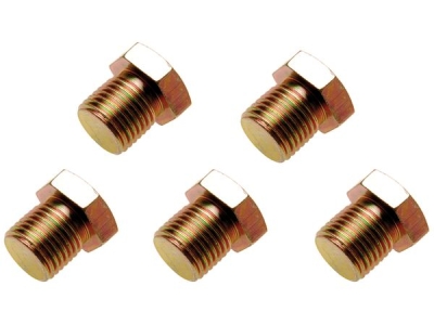 Zátky - výpustné šrouby olejových van, různé rozměry, sada 5 ks - BGS, Rozměry: M13x1,5 mm