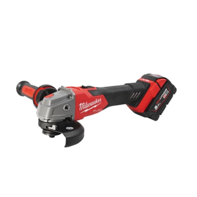 Milwaukee Aku úhlová bruska M18 FSAG125XB-502X, 125 mm, s posuvným spínačem