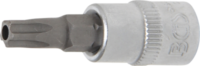 Hlavice zástrčné 1/4" Torx TS, pěticípé s otvorem (různé velikosti) - BGS, Profil: Torx,Velikost: TS40