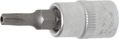 Hlavice zástrčné 1/4" Torx TS, pěticípé s otvorem (různé velikosti) - BGS, Profil: Torx,Velikost: TS40