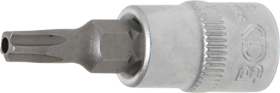 Hlavice zástrčné 1/4" Torx TS, pěticípé s otvorem (různé velikosti) - BGS, Profil: Torx,Velikost: TS40