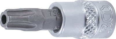 Hlavice zástrčné 1/4" Torx TS, pěticípé s otvorem (různé velikosti) - BGS, Profil: Torx,Velikost: TS40