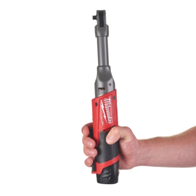Aku ráčnový utahovák 3/8" 75 Nm, prodloužená hlava 82 mm - Milwaukee M12 FIR38LR-0 FUEL