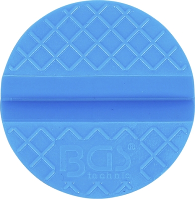 Gumová podložka zvedáku 65x29 mm, nosnost 3t, modrá barva - BGS 72108