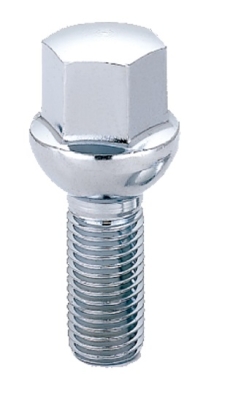 Diskové šrouby - koule, různé rozměry, leštěné a chromované - Ferdus, Varianta: M12x1.5. koule R13. délka závitu 28 mm. šestihran 17 mm