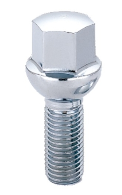 Diskové šrouby - koule, různé rozměry, leštěné a chromované - Ferdus, Varianta: M12x1.5. koule R13. délka závitu 28 mm. šestihran 17 mm