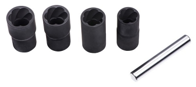 Hlavice 1/2" na poškozené šrouby, velikosti 17-22 mm, sada 5 ks - QUATROS QS50927