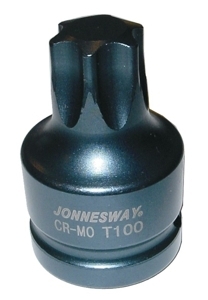 Zástrčné hlavice úderové Torx, 3/4", různé velikosti, délka 60 mm - JONNESWAY, Velikost: T70