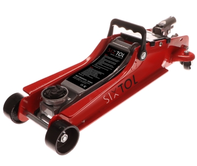 Pojízdný hydraulický zvedák 2,5 t, nízkoprofilový, 85 - 385 mm - SIXTOL