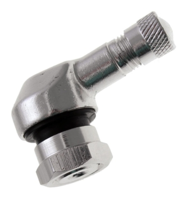 Bezdušové ventily AL moto BL25MS, průměr 11,3 mm, pro motocykly, stříbrná barva - Ferdus
