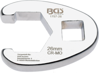 Klíče ploché otevřené 1/2", různé rozměry - BGS technic, Velikost: 36 mm
