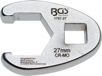 Klíče ploché otevřené 1/2", různé rozměry - BGS technic, Velikost: 27 mm