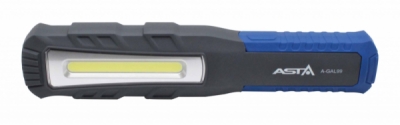 Dílenská montážní lampa, COB LED, 800 lm, nabíjecí, s magnety a háčky - ASTA