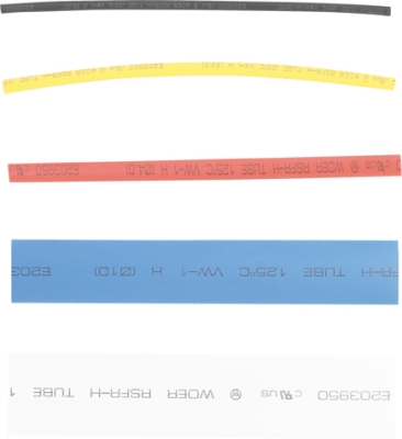 Bužírky smršťovací, průměry 1,5 až 13 mm, délka 10 cm, sada 10 ks - BGS 8123
