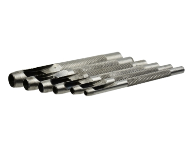 Tyčové výsečníky - děrovače, průměr 2,8 - 8 mm, sada 6 kusů