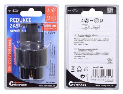 Redukce zásuvky TZ 7-13 COMPASS 07441